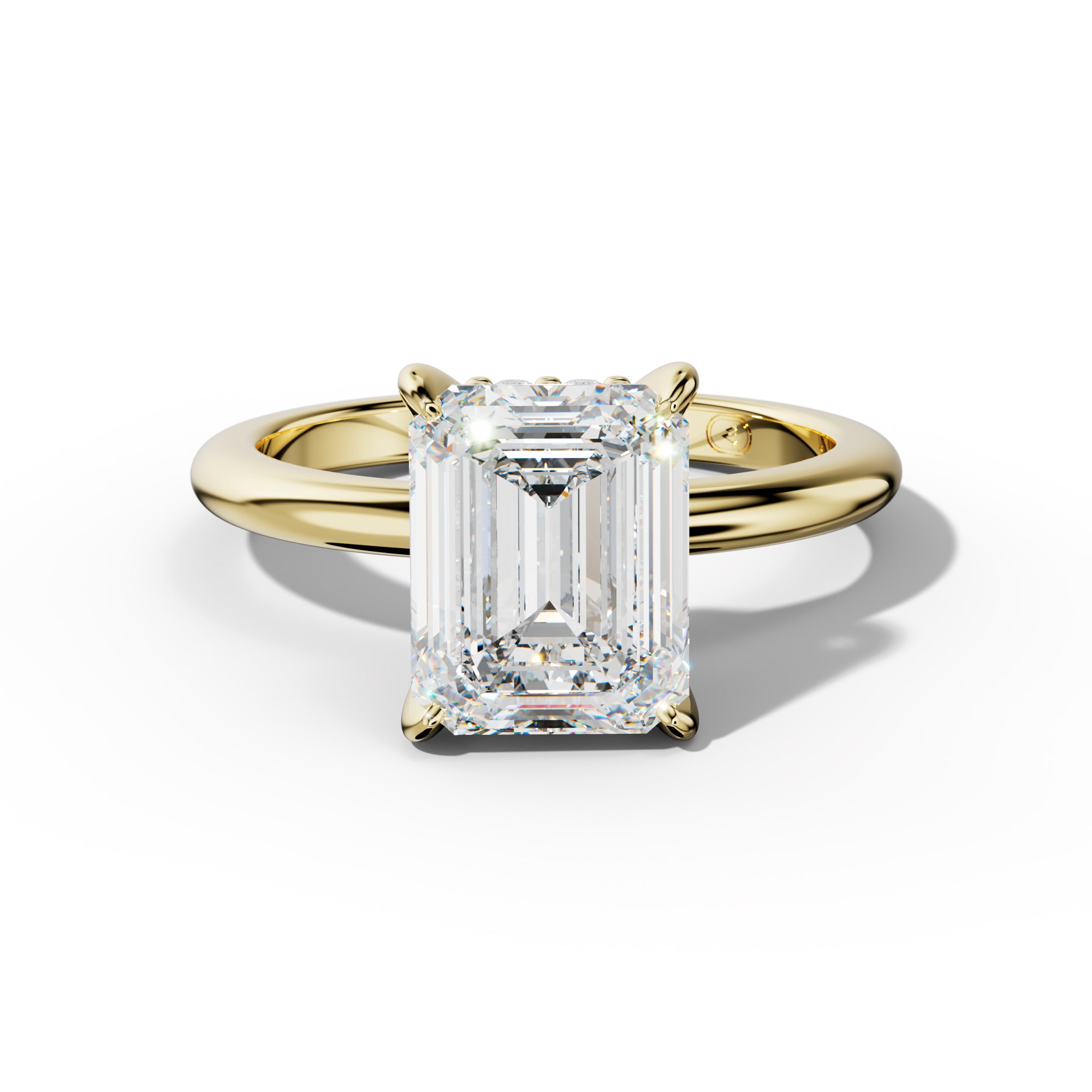 Natalie Emerald Cut Engagement Ring